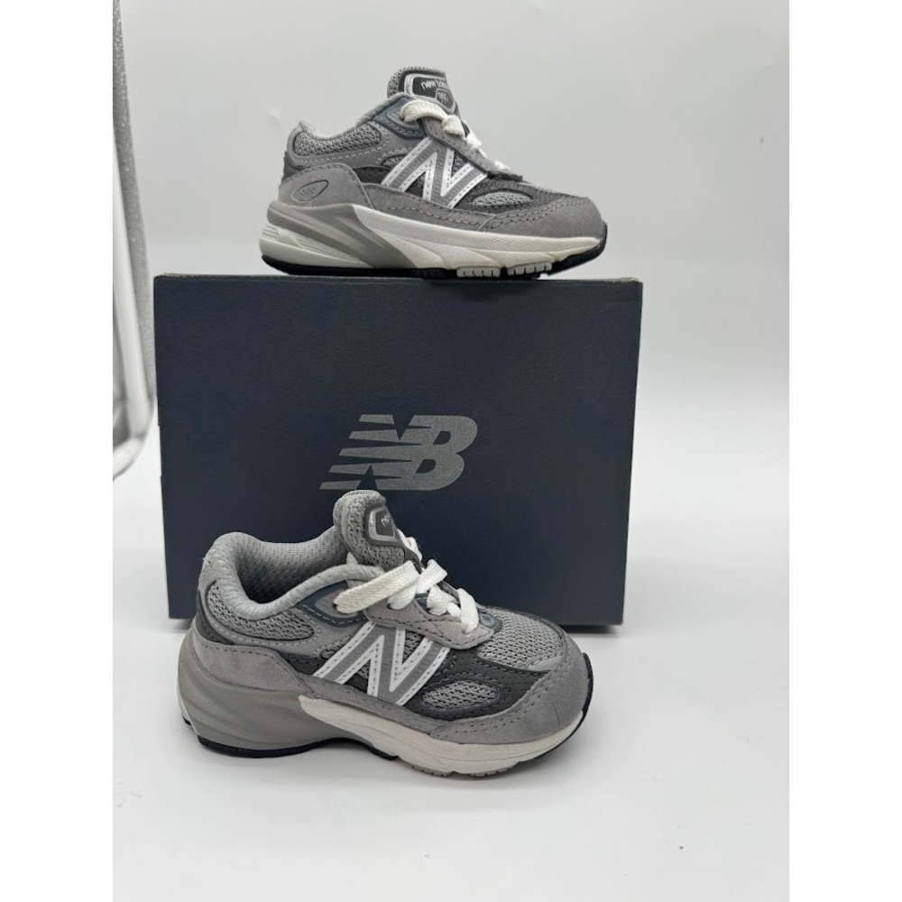 New Balance 990v6 Toddler Sneakers Grey Castlerock IV990GL6 Sizeโ 4 Toddler